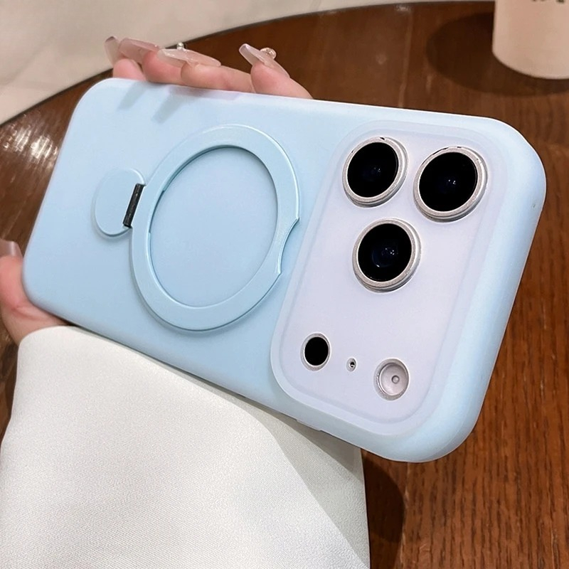 Phone Accessories Ring Holder - Weiche Silikon-Magnetische Hülle für Magsafe für