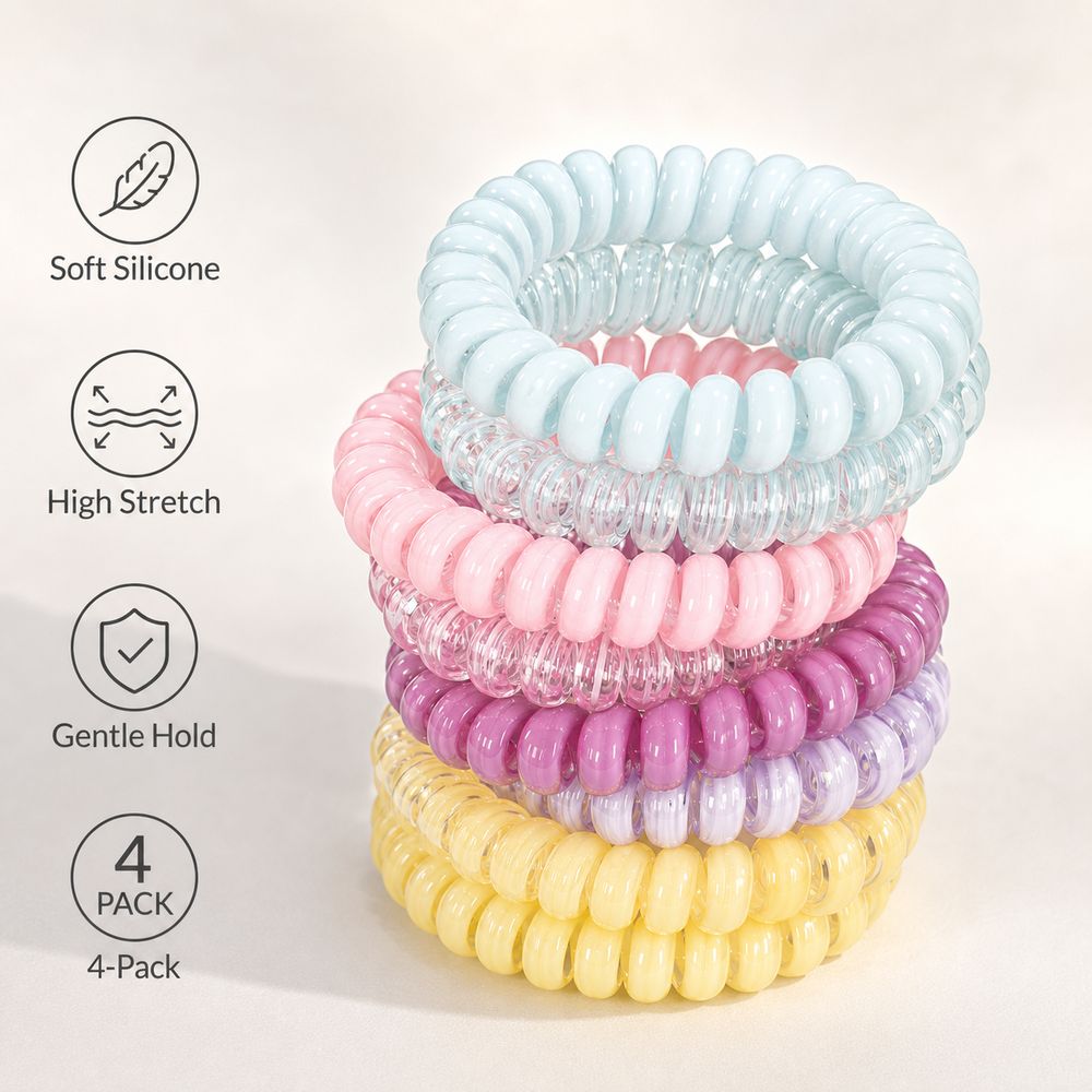 Phone Accessories For 11 Year Old Girl - Farbverlauf Telefonkabel-Haarring Leichtes Damen-Haaraccessoire Haargummi Tragbares