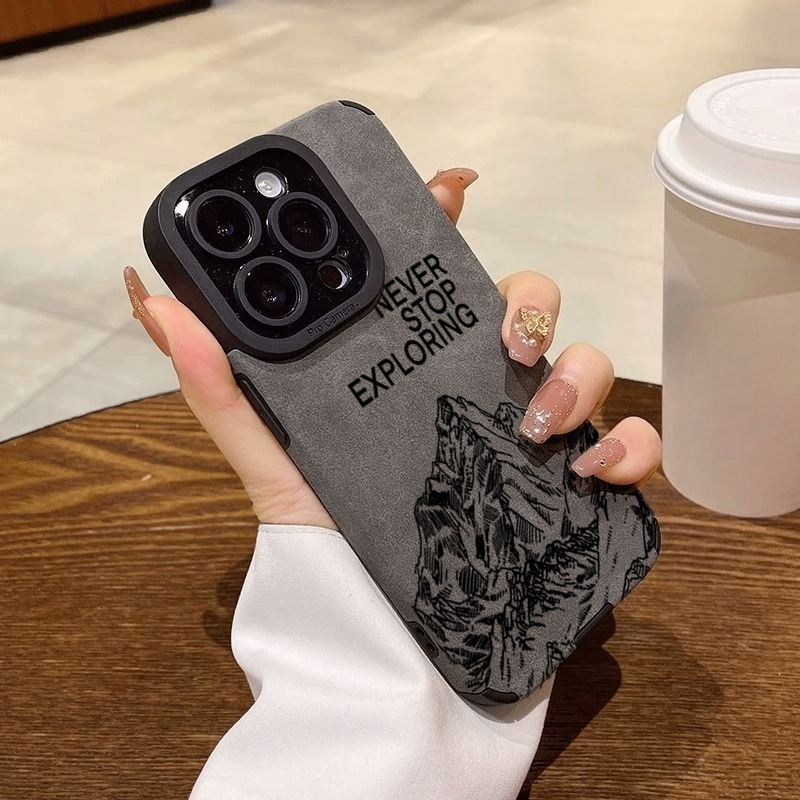 Phone Accessories Kiosk - Modische „Never Stop Exploring“ Handyhülle für