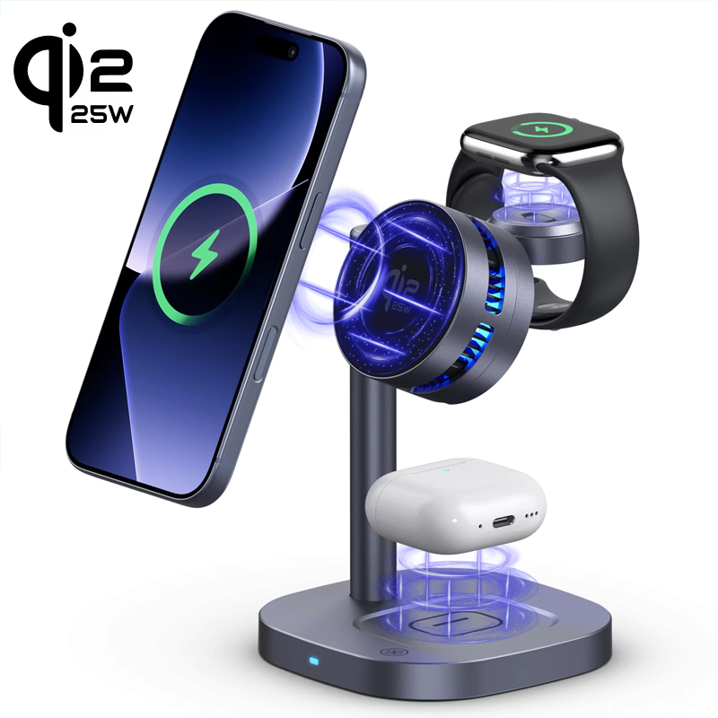 Phone Cooling Fan - ICE Cooling Qi2.2 25W 3-in-1 Magnetisches