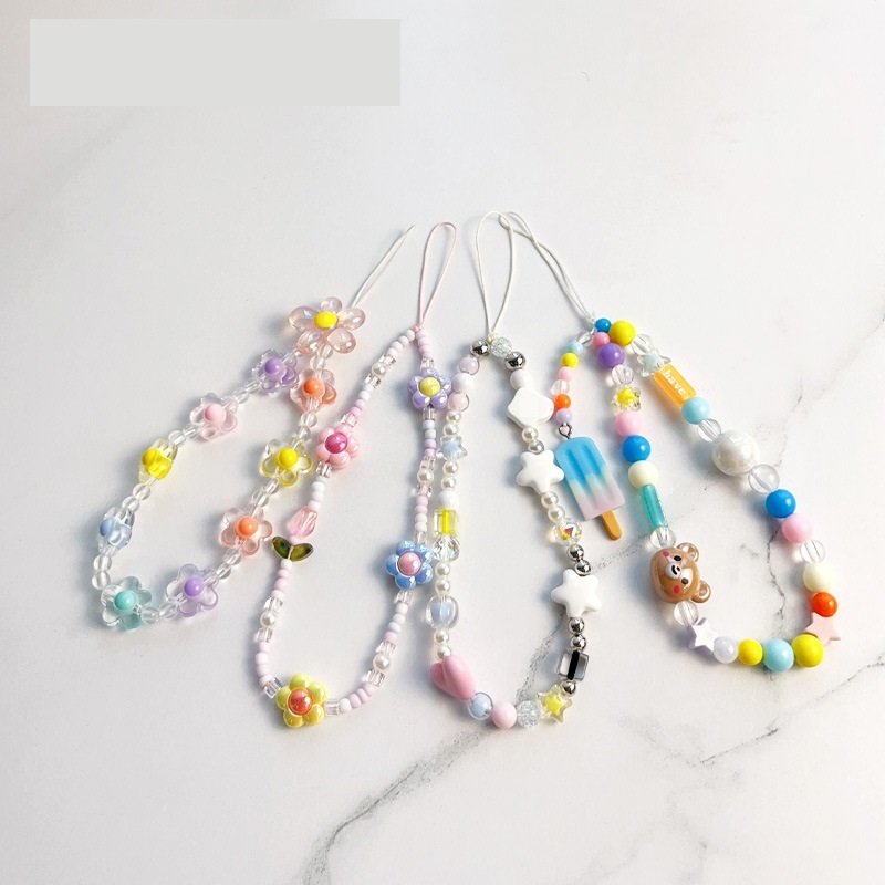 Tulpe Blume Perlen Handy-Kette – Phone Accessories Crochet Bewertung und Preis