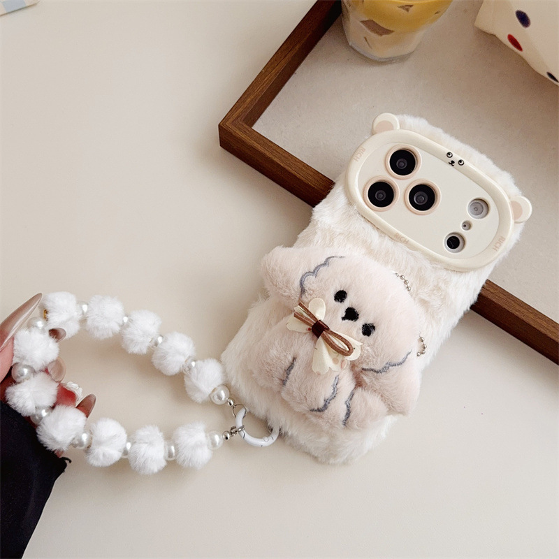 3D-Cartoon-Bowknot-Welpen-warm – Phone Accessories Iphone Bewertung und Preis
