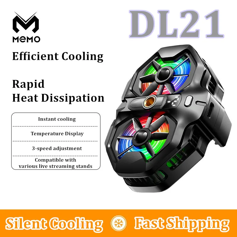 NEUE MEMO DL21 Handy Dual Fan  – Phone Cooling Fan Bewertung und Preis