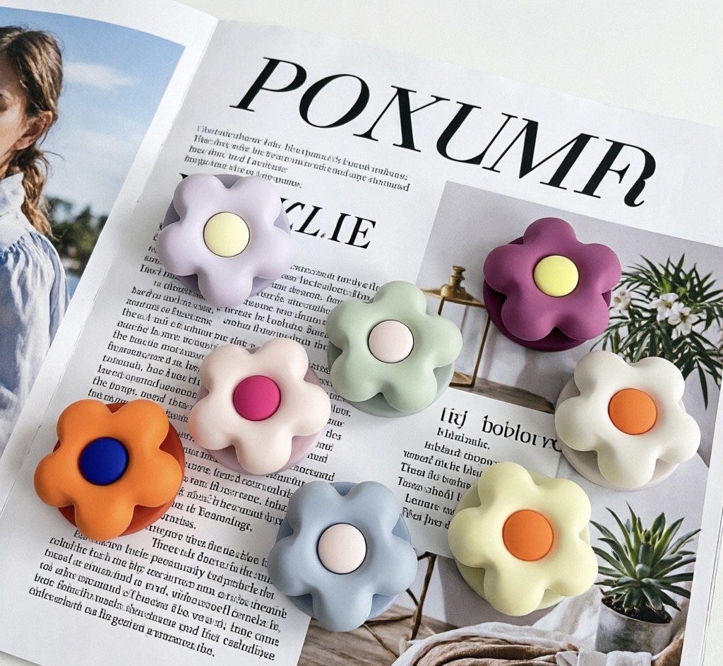 Niedlicher Matter Blumen-Silik – Phone Accessories Ring Holder Bewertung und Preis