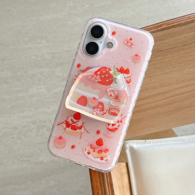 Niedliche Erdbeer-Kuchen-Schut – Phone Accessories Holder Bewertung und Preis