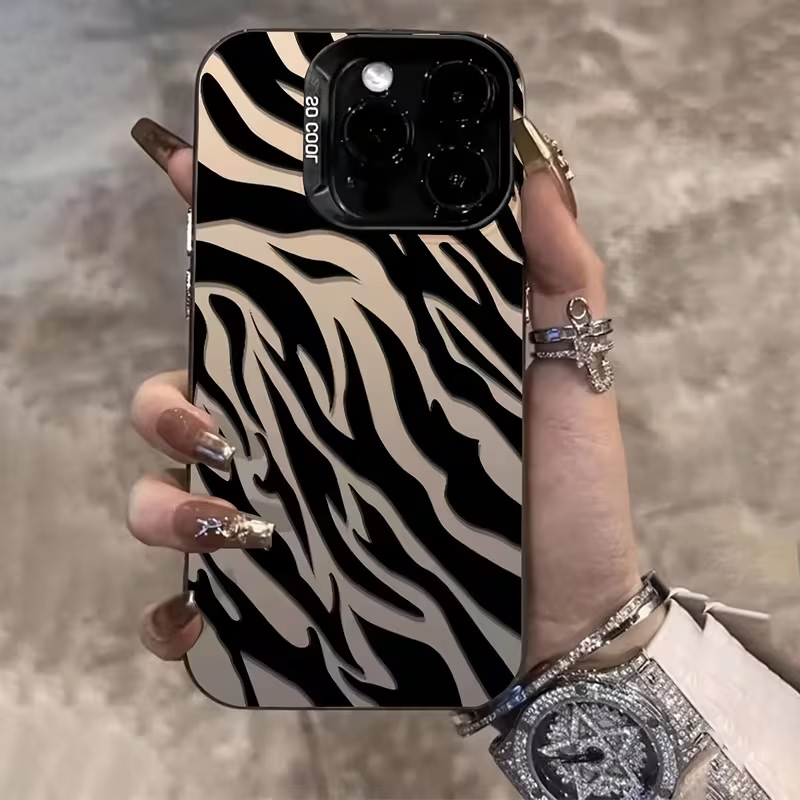Zebra-Muster Schwarze Fortschr – Phone Accessories Kiosk Bewertung und Preis