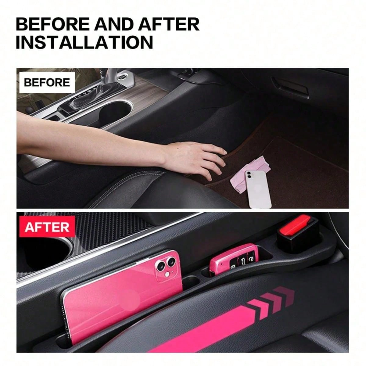 Autositz-Lückenfüller, Seitenn – Phone Accessories Crochet Bewertung und Preis