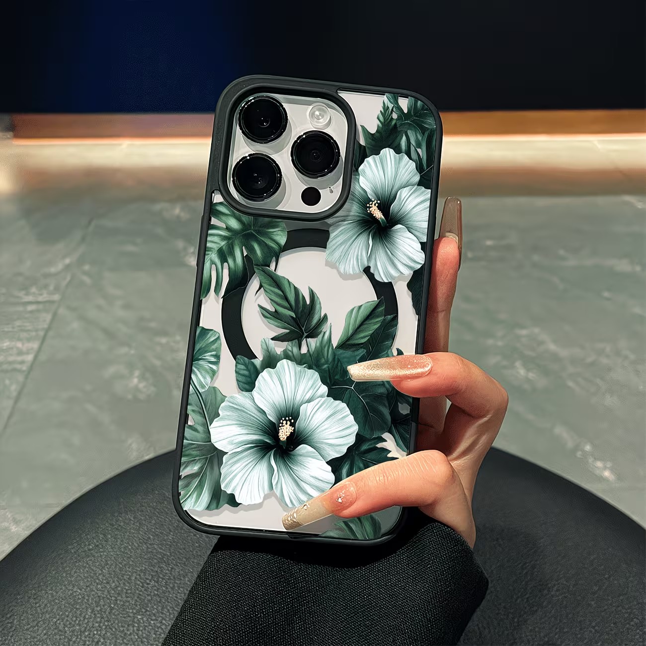 Grüne Blumenmuster Handyhülle  – Phone Accessories Kiosk Bewertung und Preis
