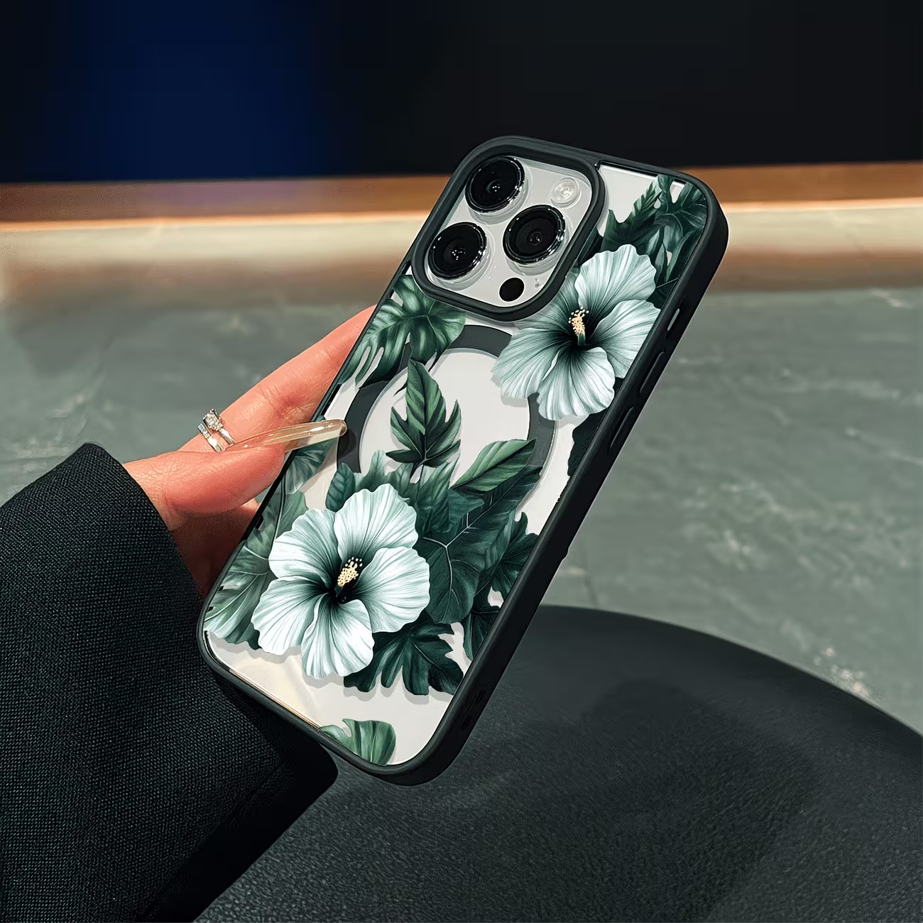 Grüne Blumenmuster Handyhülle  – Phone Accessories Kiosk Bewertung und Preis