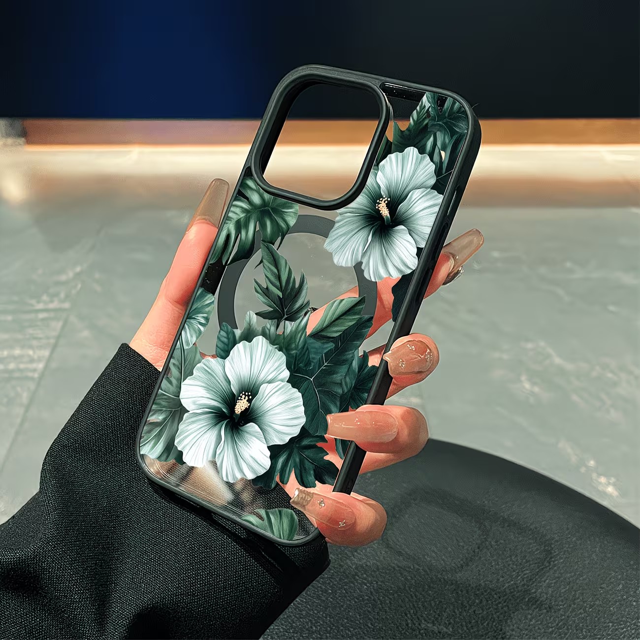 Grüne Blumenmuster Handyhülle  – Phone Accessories Kiosk Bewertung und Preis