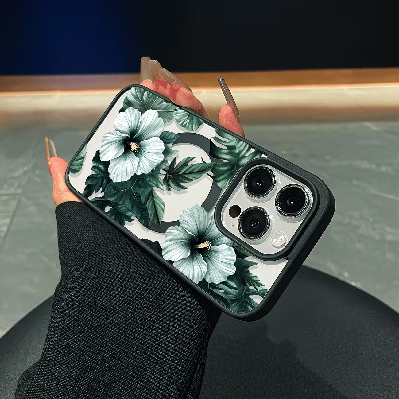 Grüne Blumenmuster Handyhülle  – Phone Accessories Kiosk Bewertung und Preis